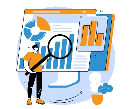 Illustration image that shows the process of Technical SEO to fix all aspects of the technical part of your website.