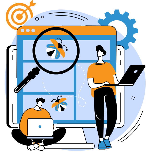 The illustration image shows how crawlers crawl the website. It will happen with your website when you hire an SEO company in Brampton to optimize the website.